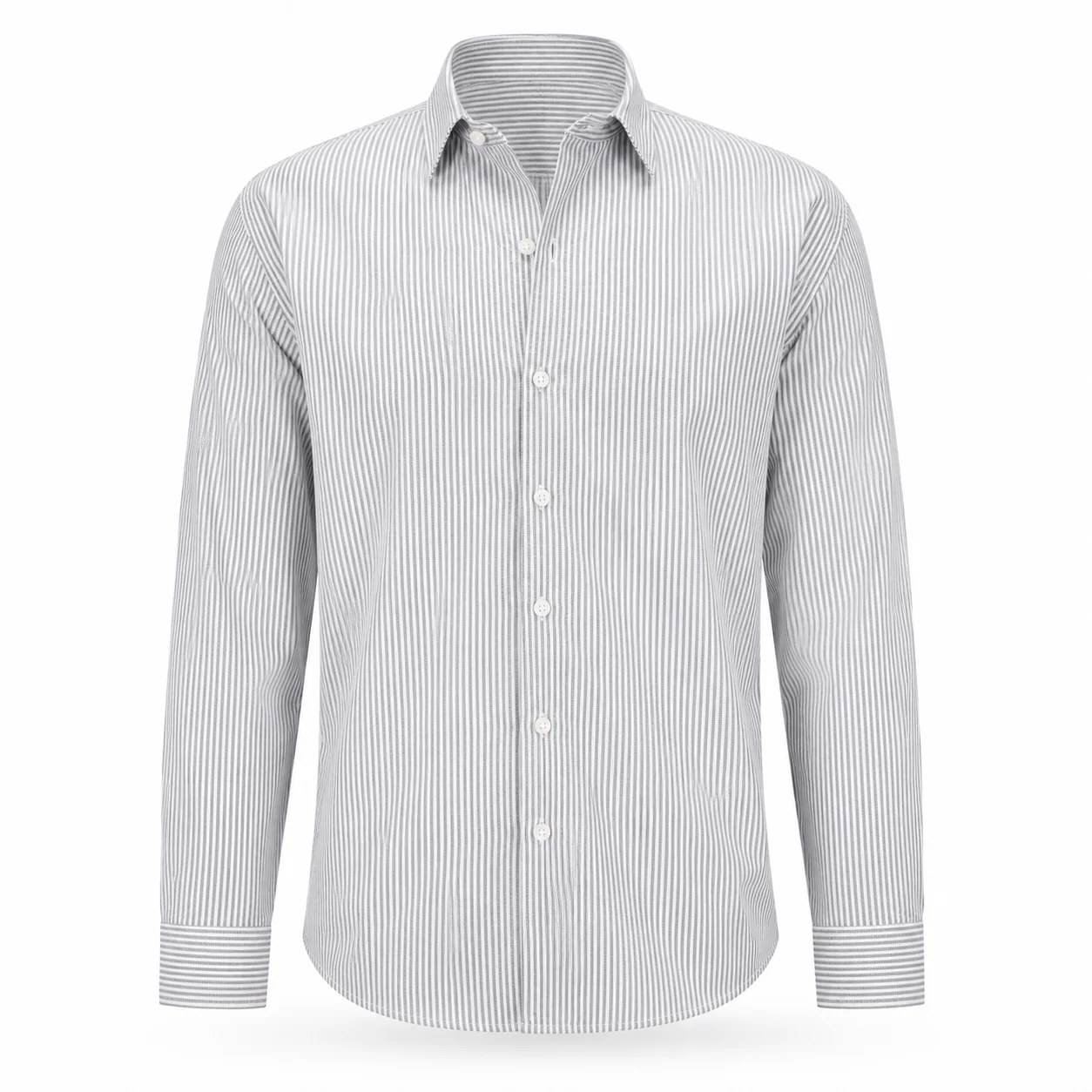 Midnight Black - Pinstriped Shirt