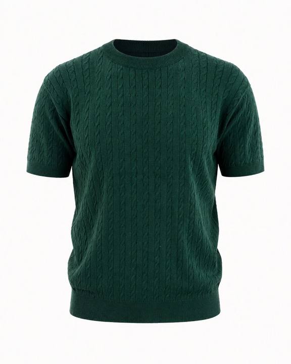 Emerald Green - Cable Knit