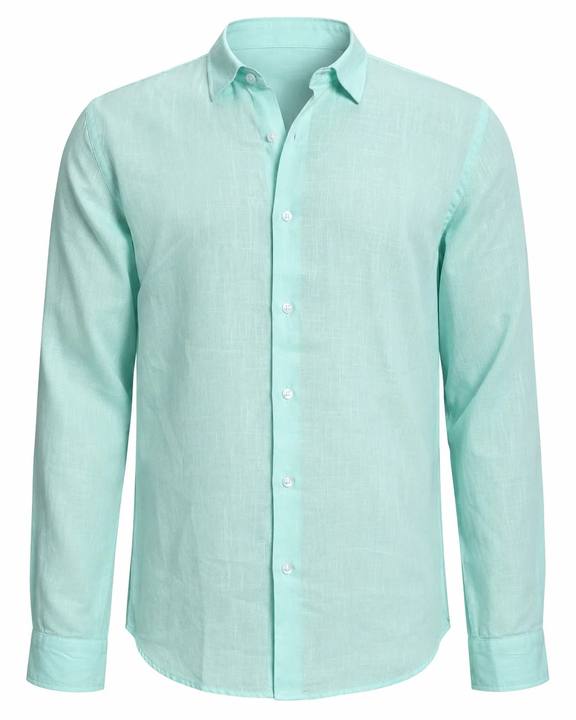 Powder Blue – Long Sleeve Linen