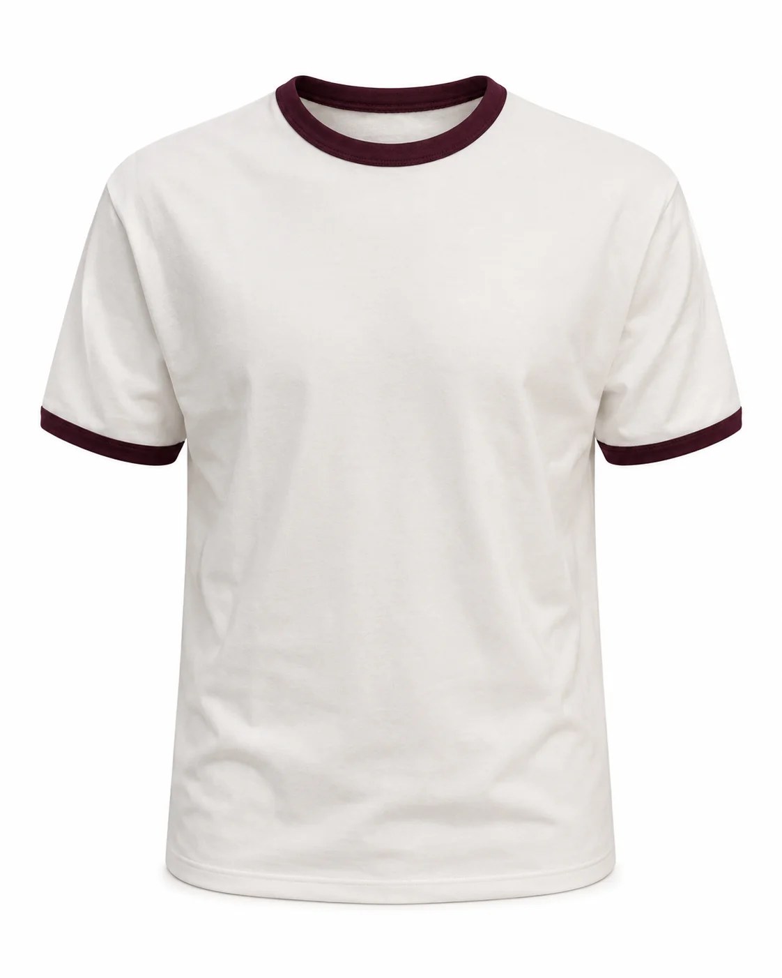 Signature Burgundy - Ringer Tee
