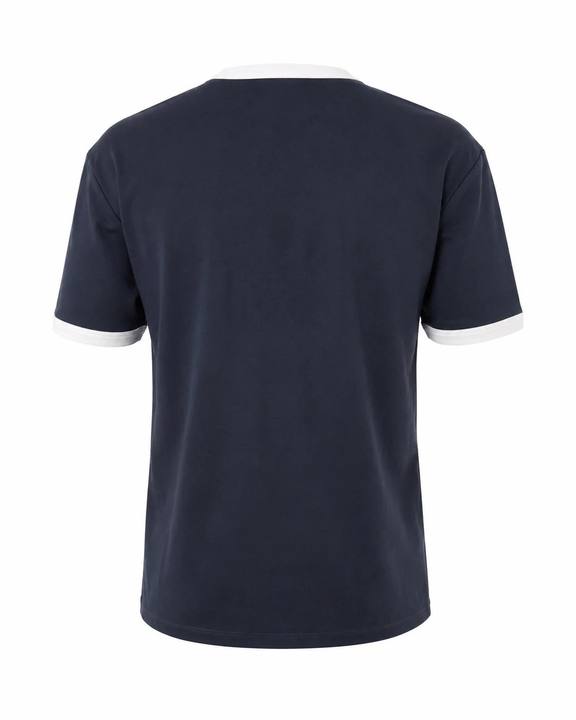 Deep Blue - Ringer Tee