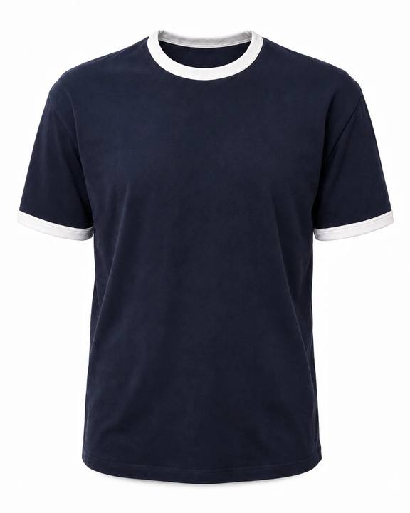 Deep Blue - Ringer Tee