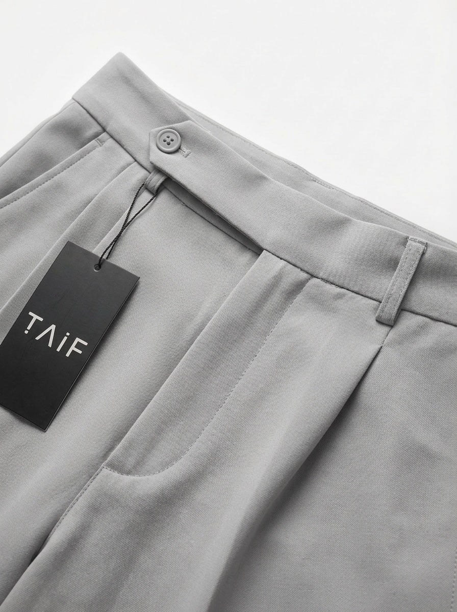 Urban Grey - Italian Pleated Pants