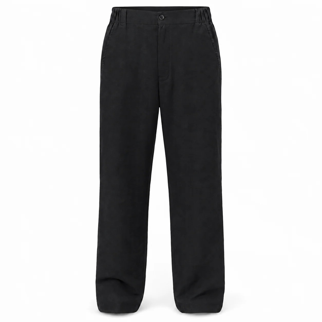Premium Midnight Black – Linen Pants