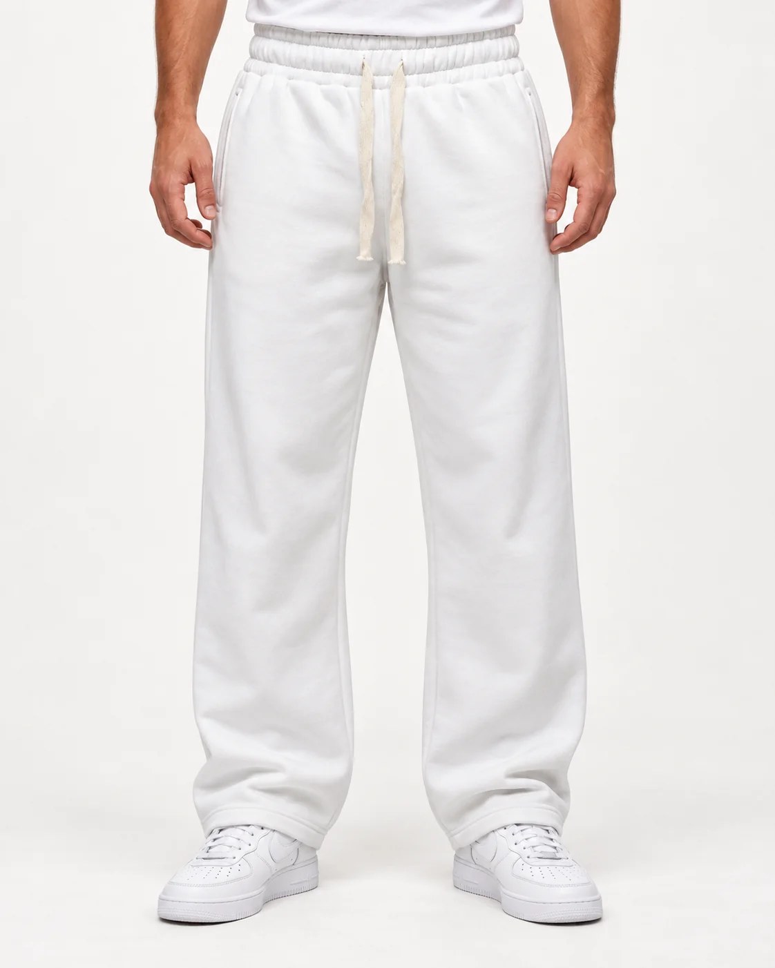Pearl White - Premium Sweatpants