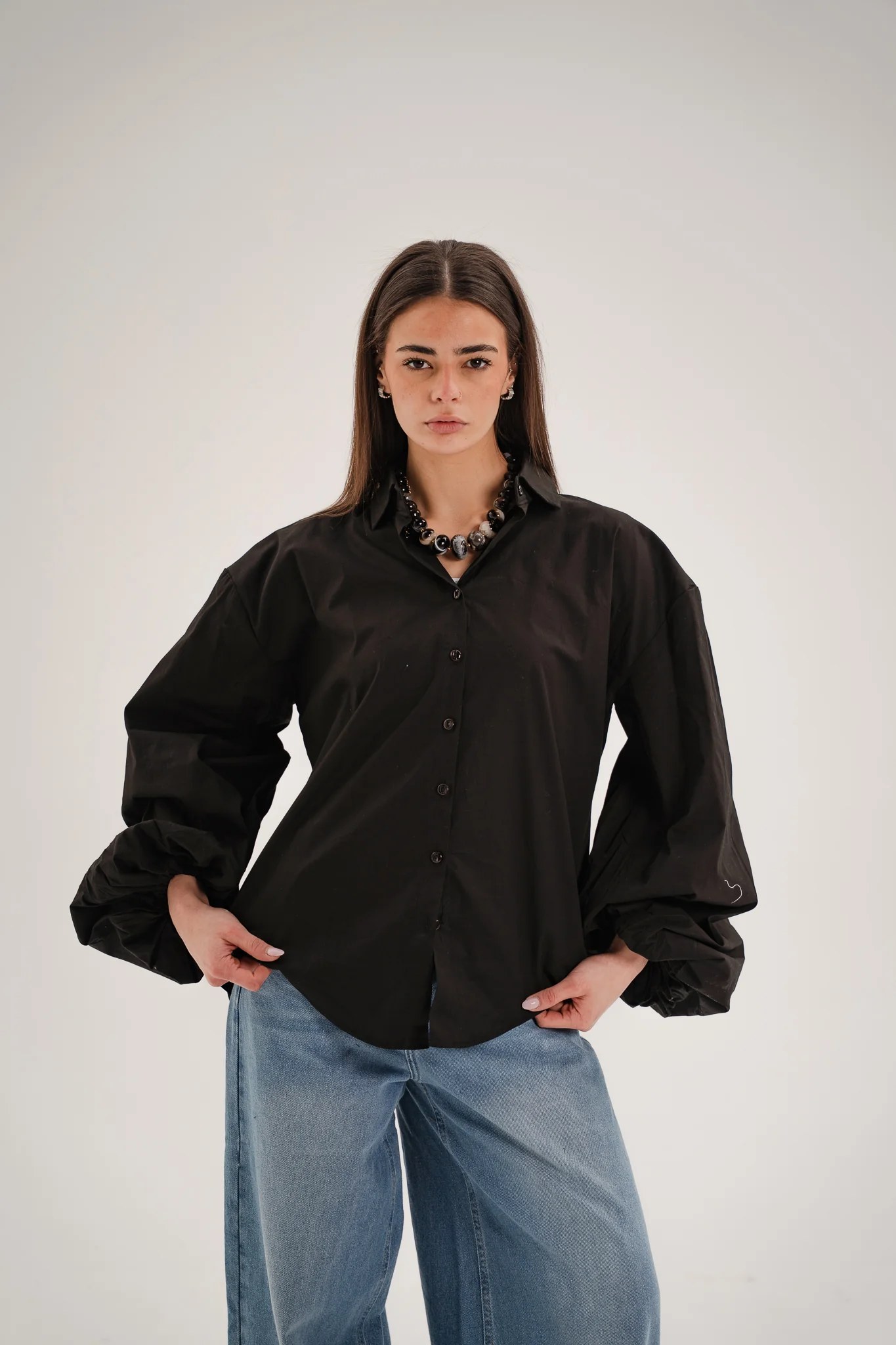 Puffed Sleeve Shirt
