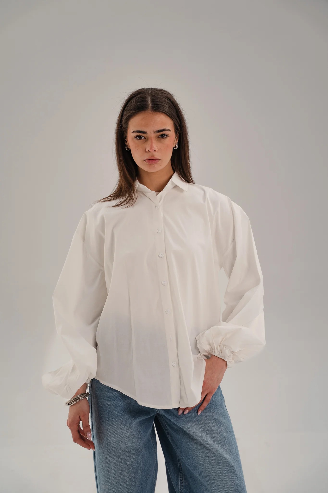 Puffed Sleeve Shirt