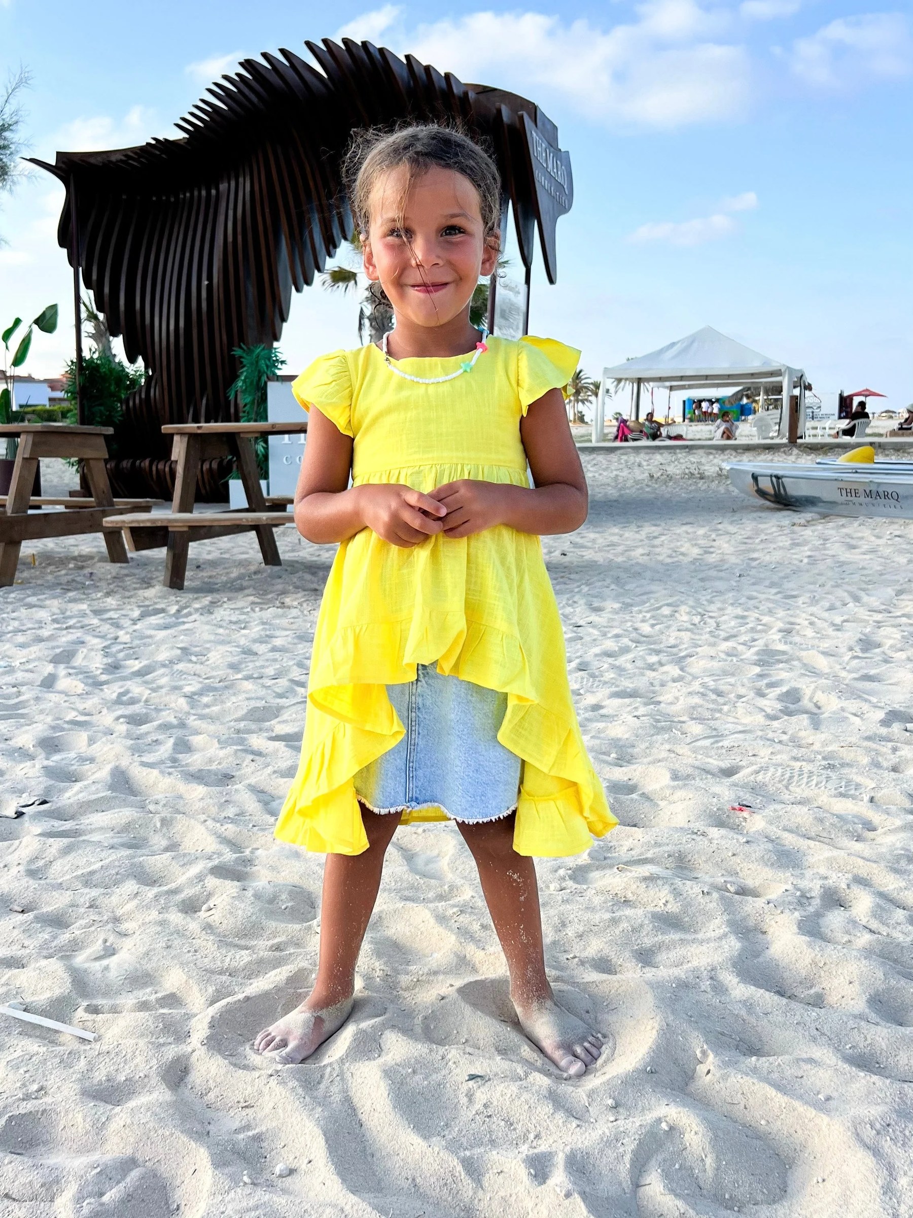 Ruffle kids top