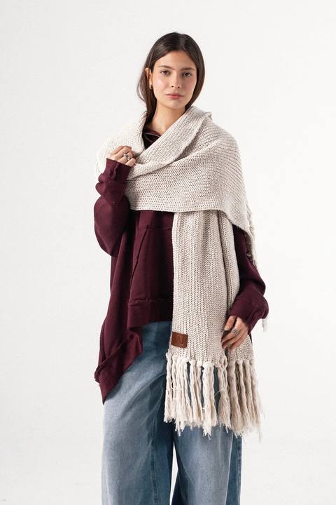 Shimmery Fringes Shawl