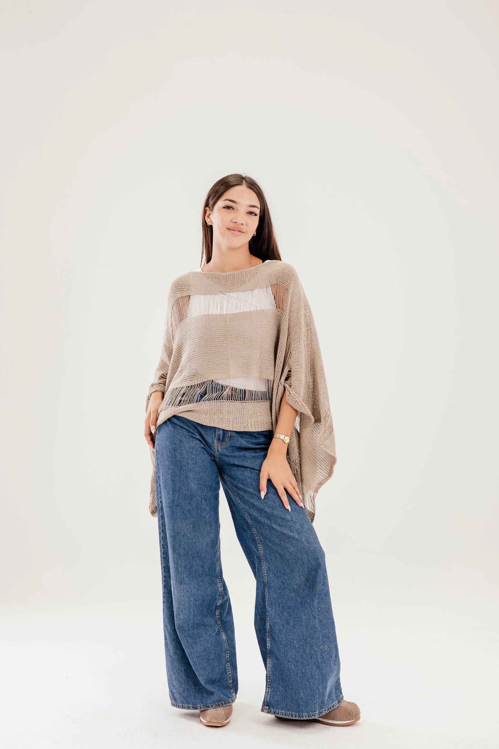 Handwoven Knit Top