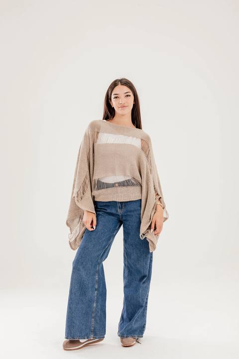 Handwoven Knit Top