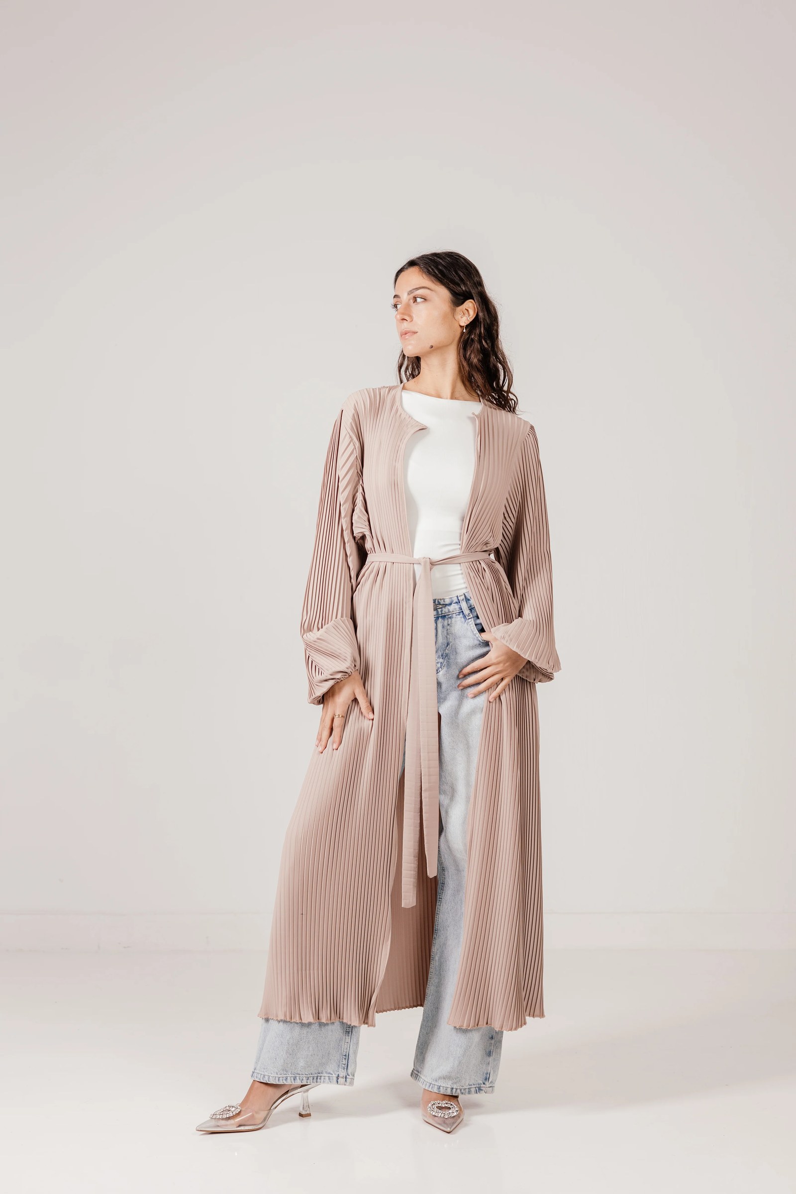 The Pleated Cardigan