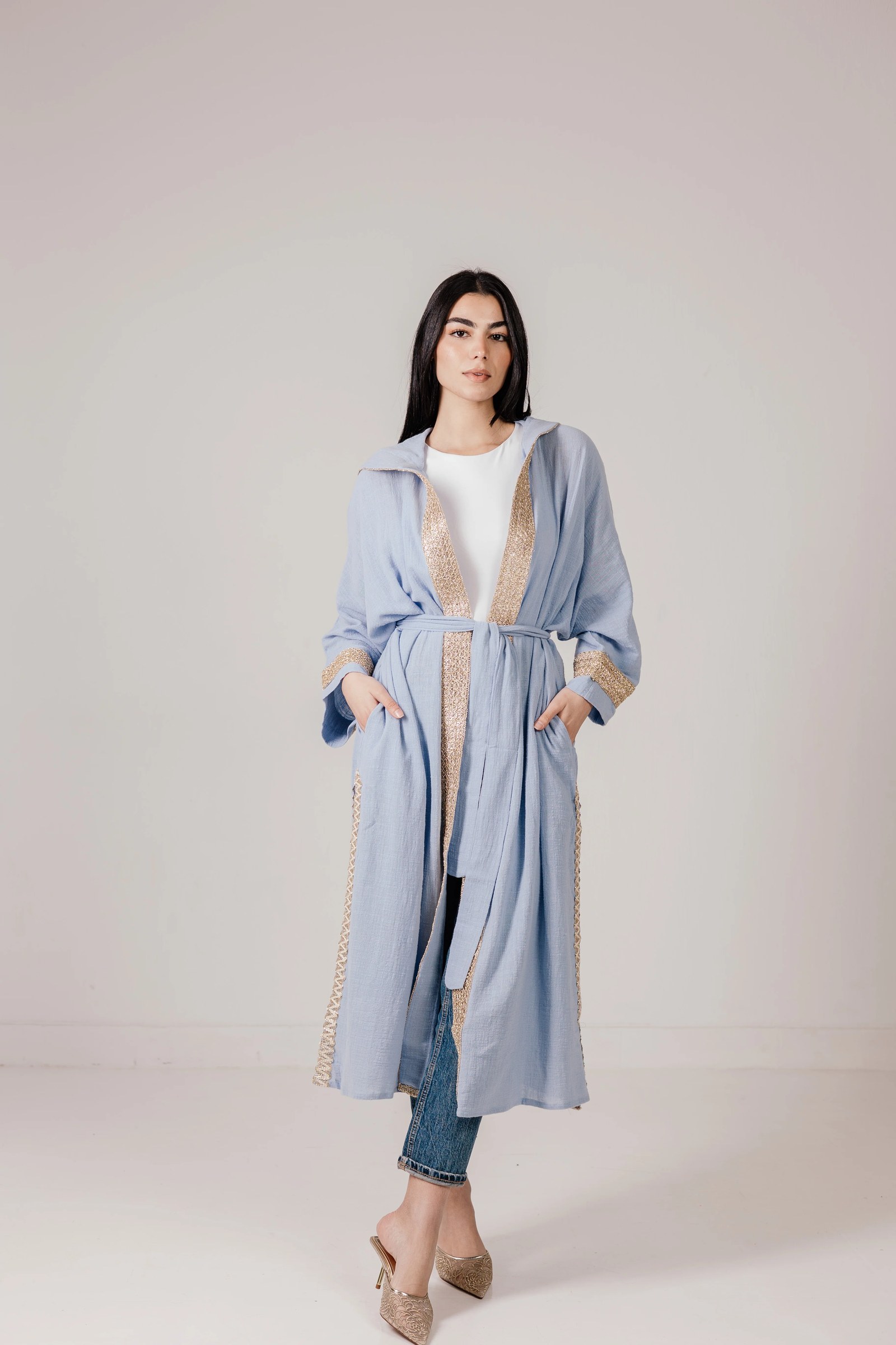 Girl in the hood kaftan