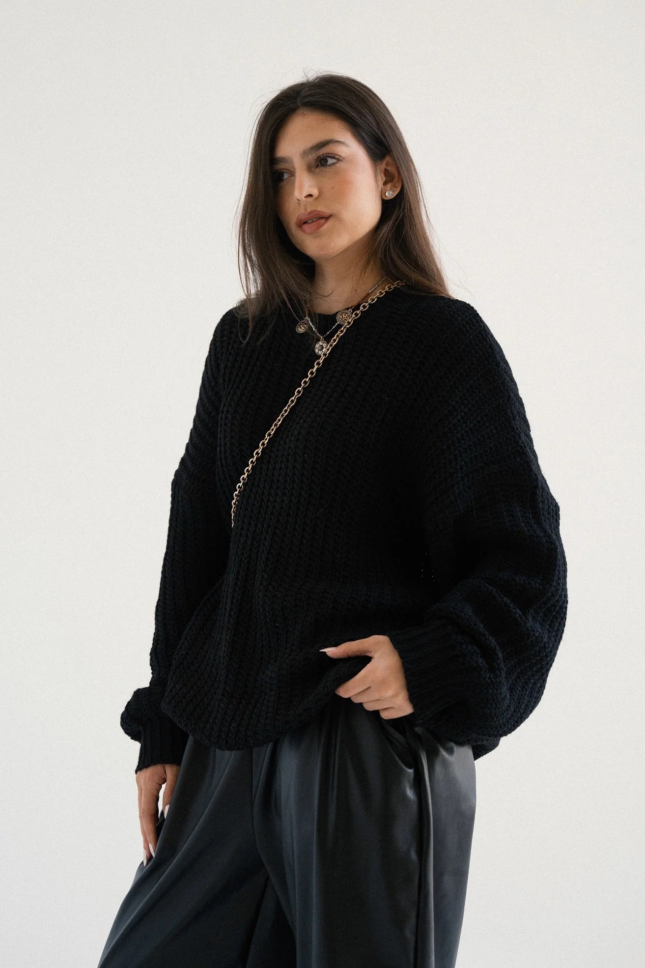 Oversized Knit Pullover