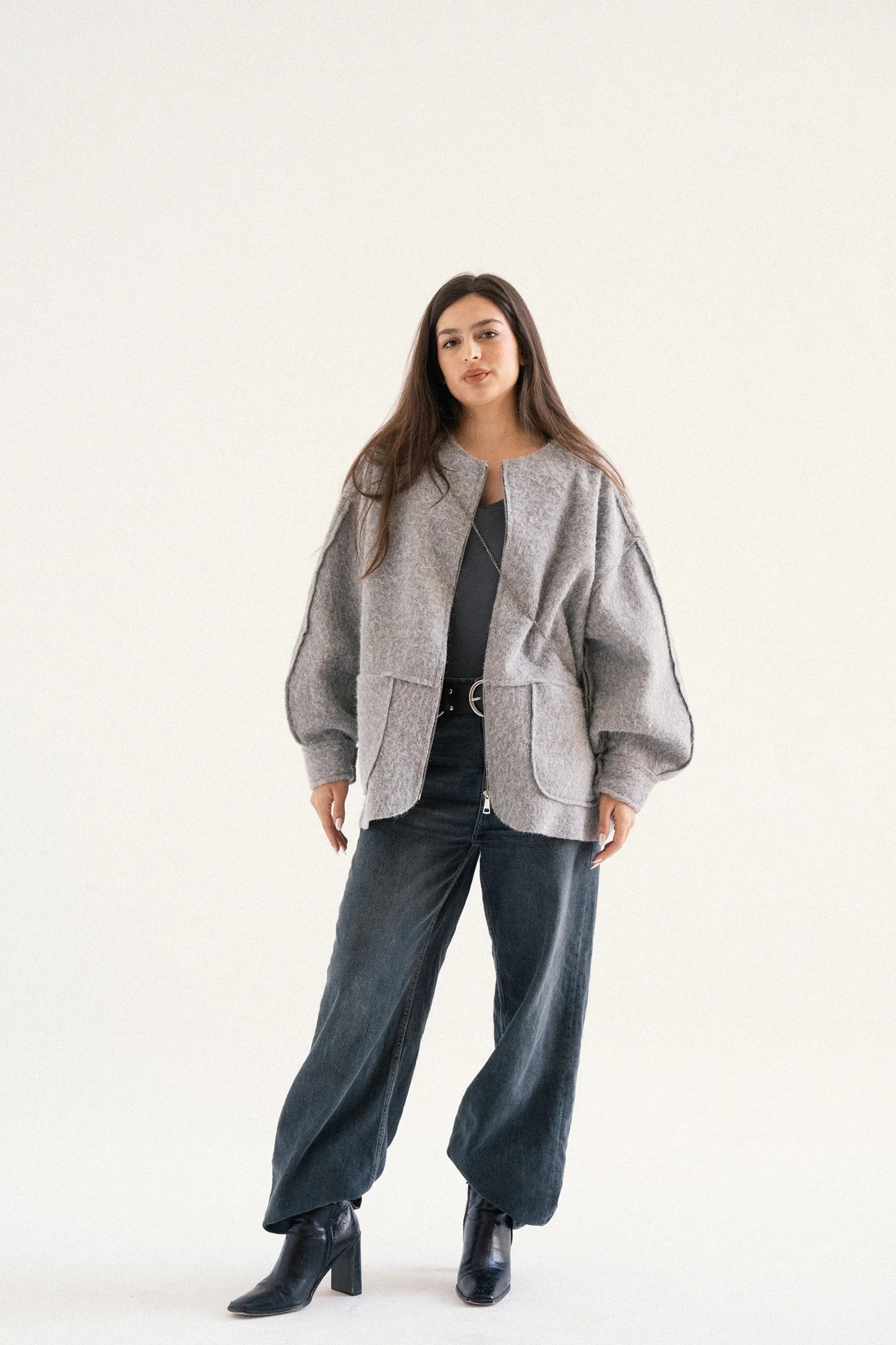 Brushed Fabric Jacket