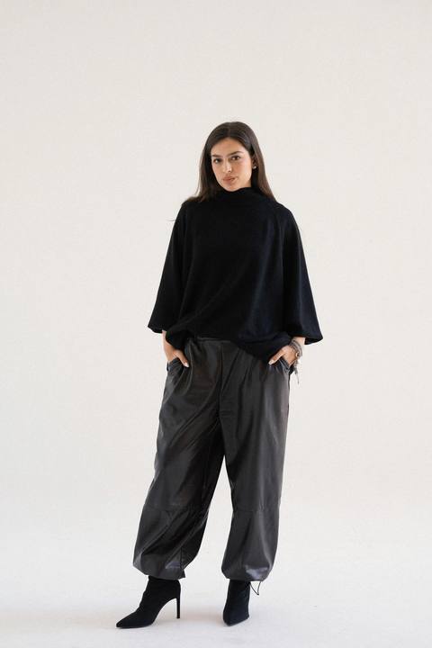 Balloon Leather Pants
