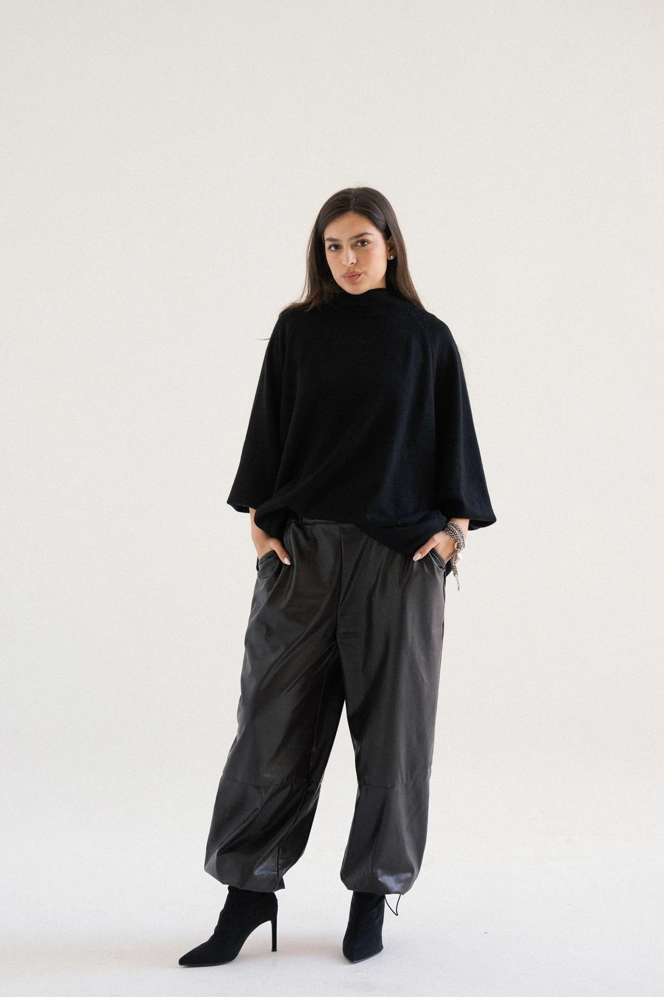 Balloon Leather Pants