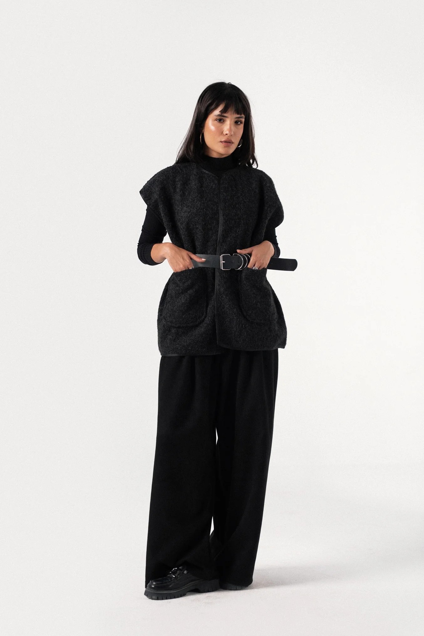 Textured Wool Gilet
