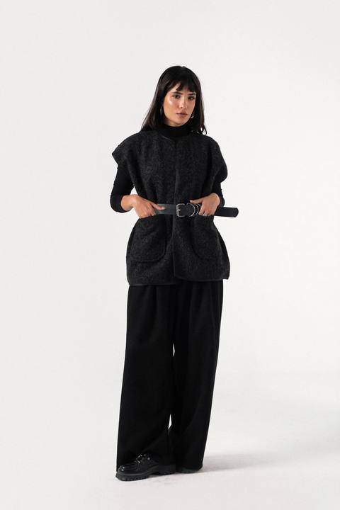 Textured Wool Gilet