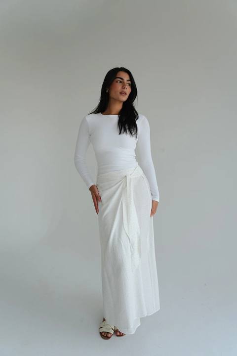 Tie-Waist Sparkle Skirt