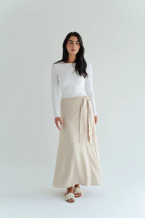 Tie-Waist Sparkle Skirt