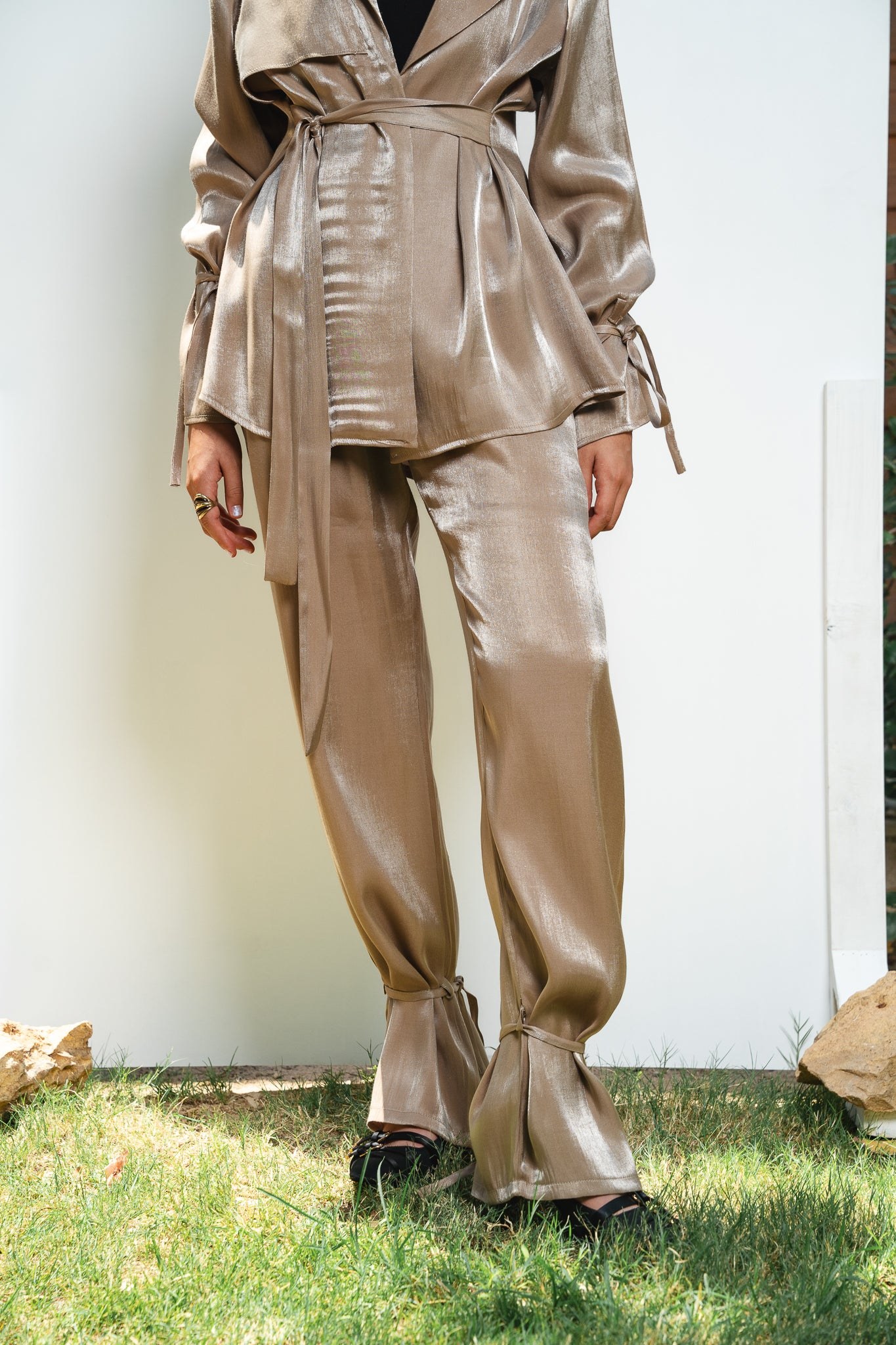 The Tie Hem Pants