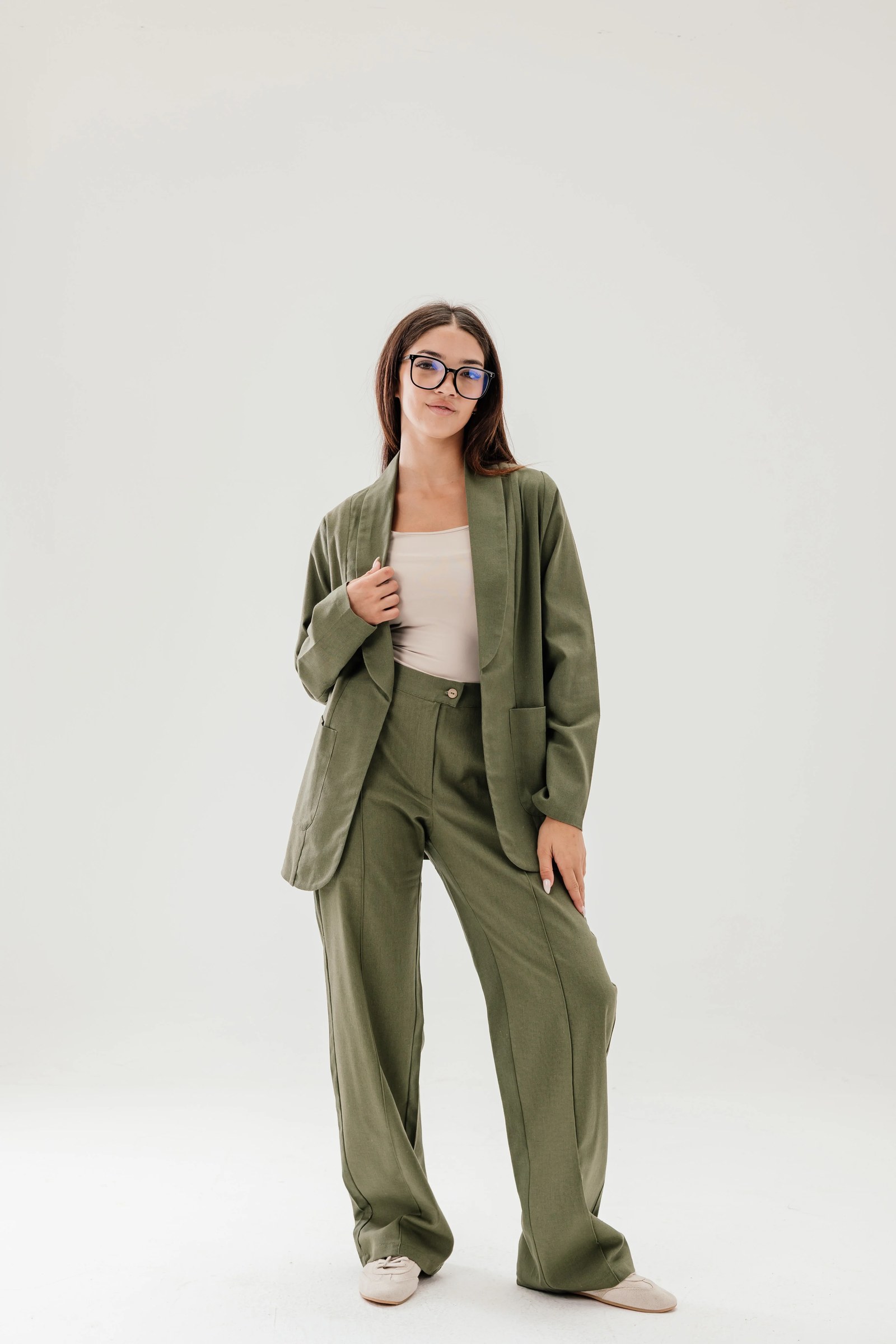 Blazer Linen Set