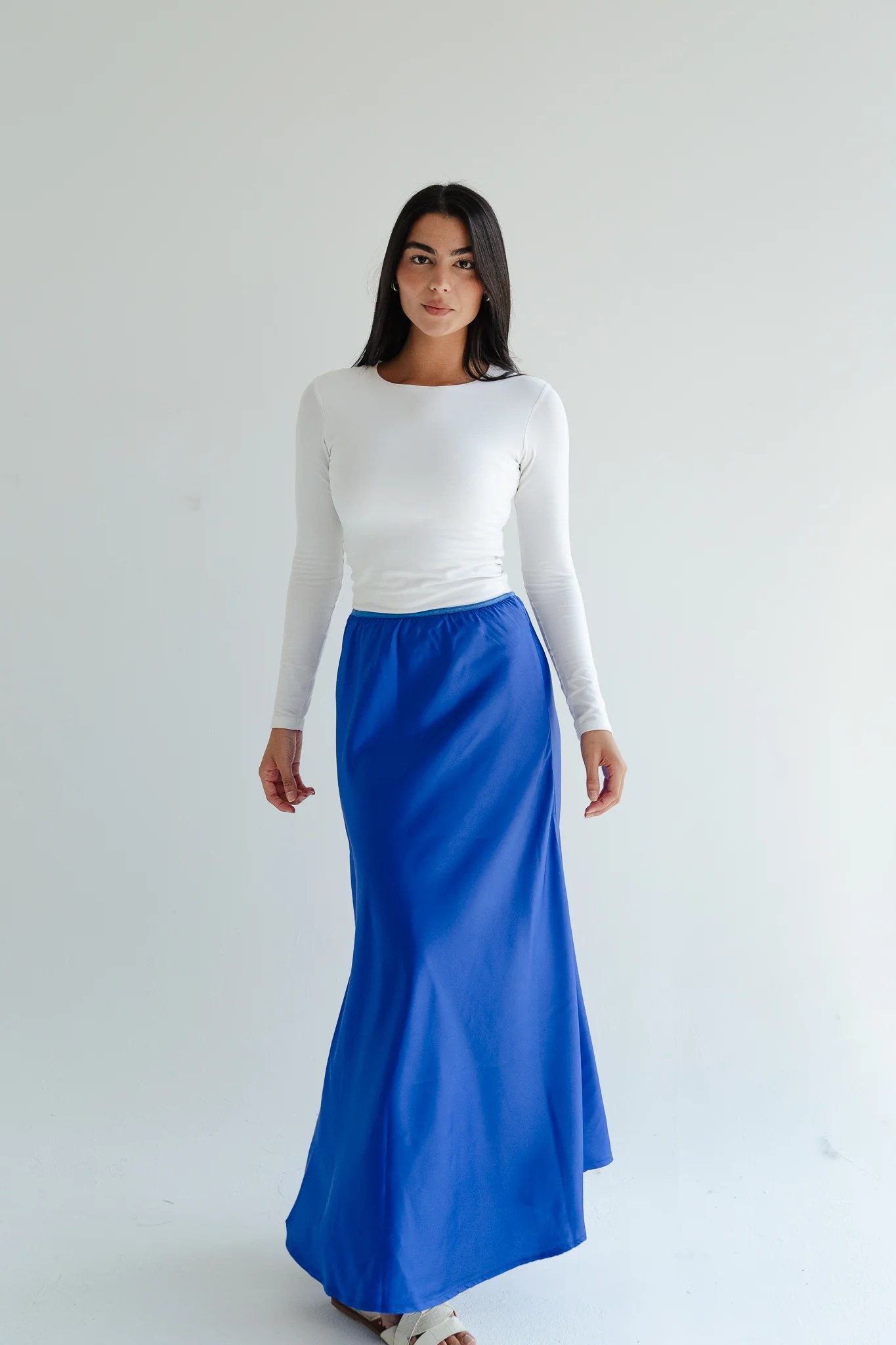 Satin Maxi Skirt