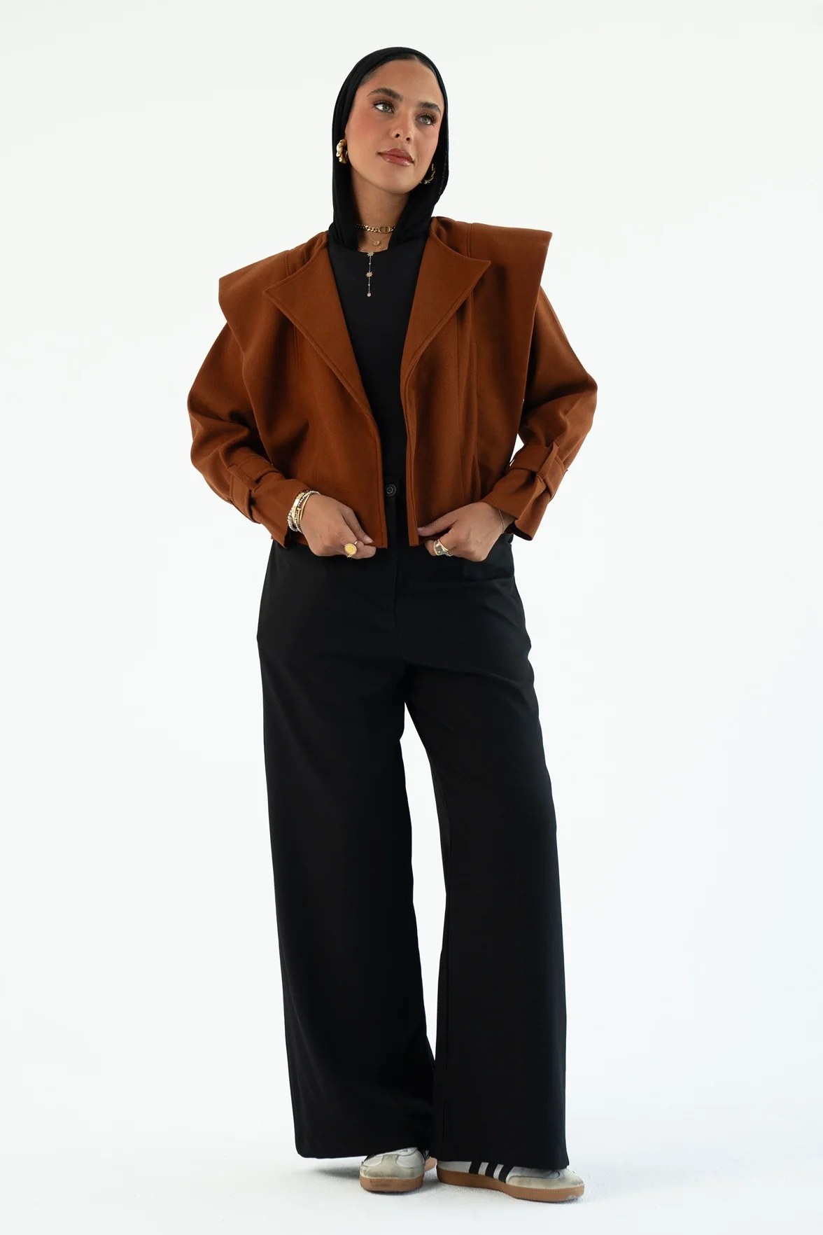 The Bold Wool Cropped Jacket