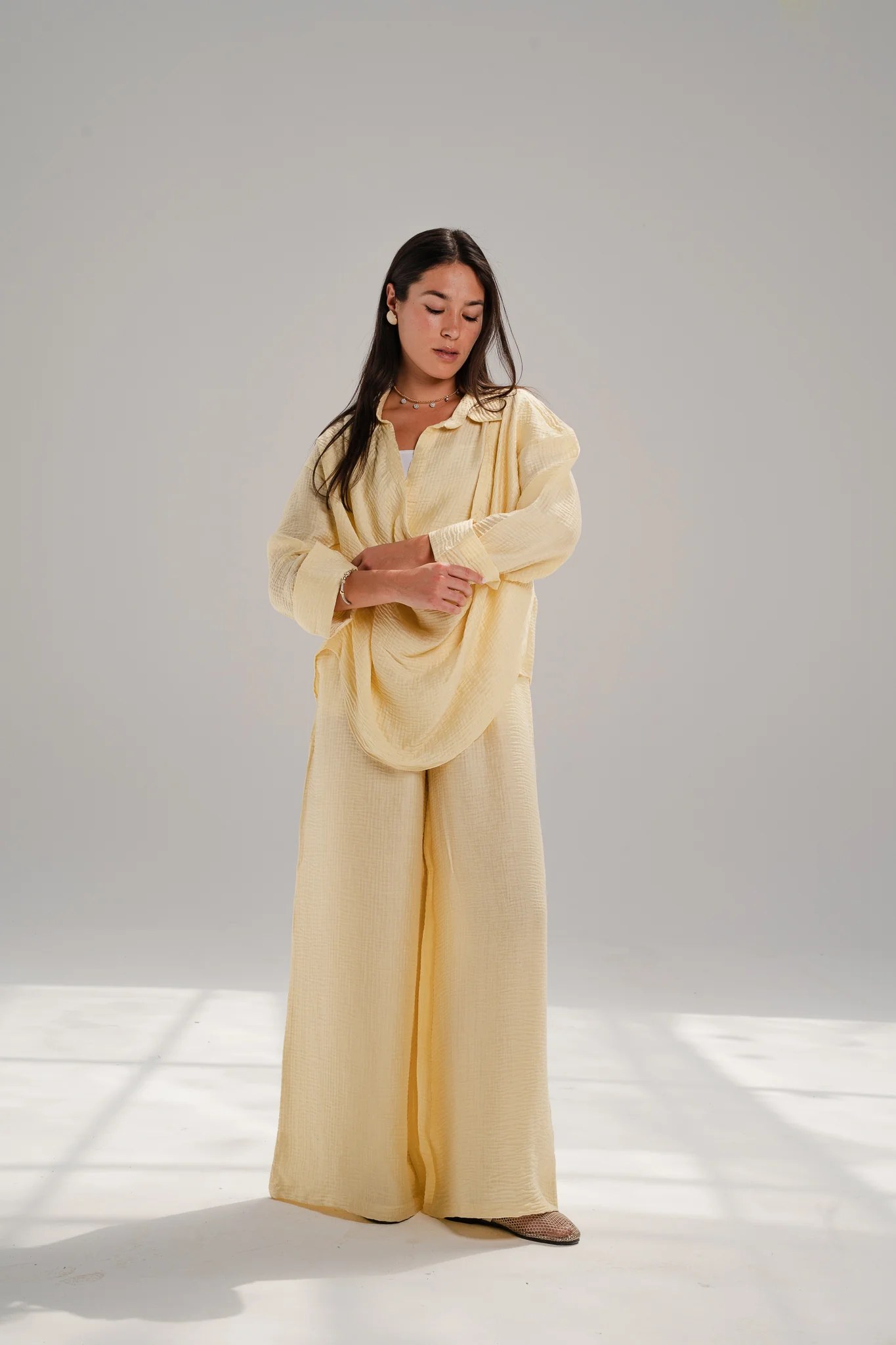 Draped Set - Butter Yellow