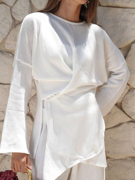 Criss Cross Top - White