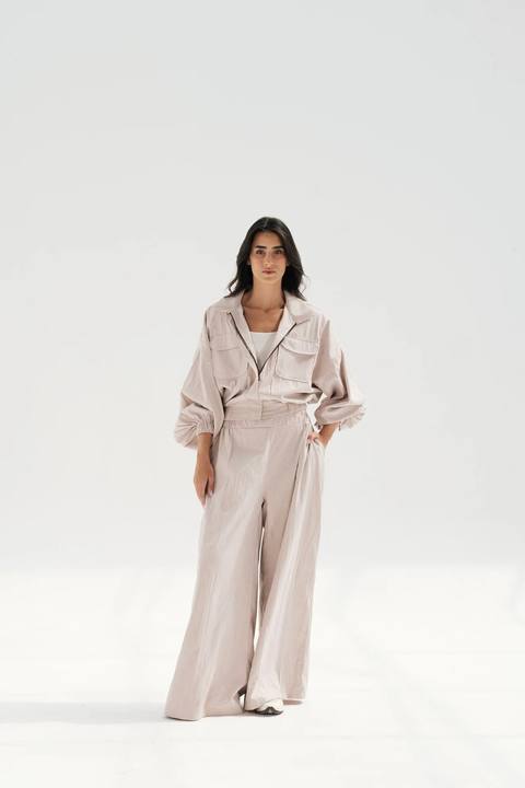 Shimmer Cargo Set - Beige