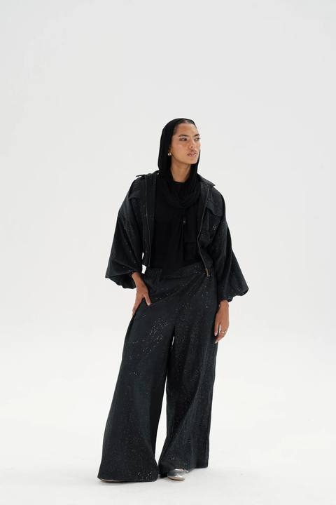 Shimmer Cargo Set - Black