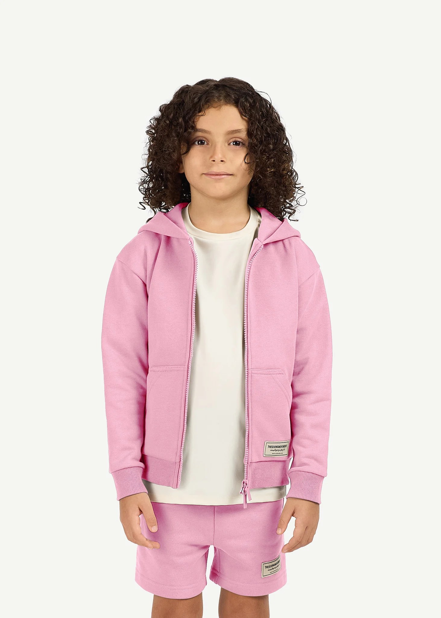 Kids Oversized Zip Hoodie