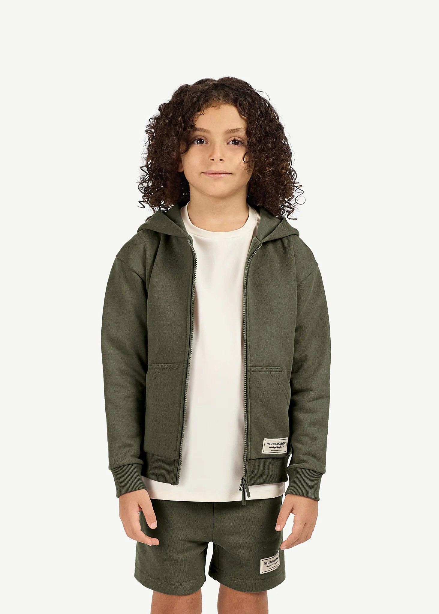 Kids Oversized Zip Hoodie