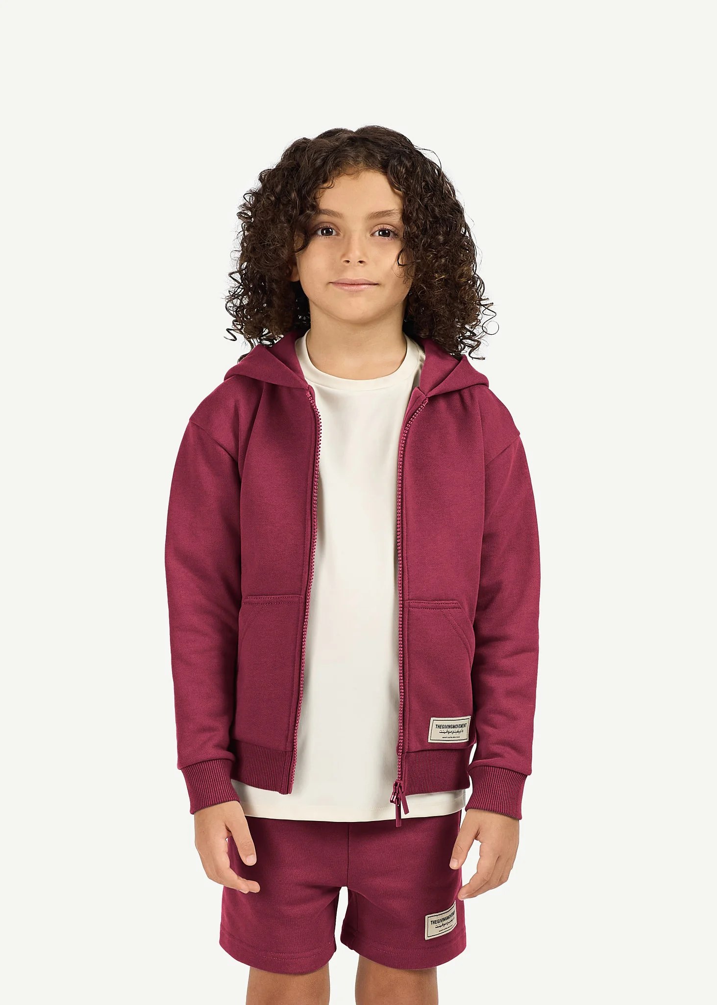 Kids Oversized Zip Hoodie