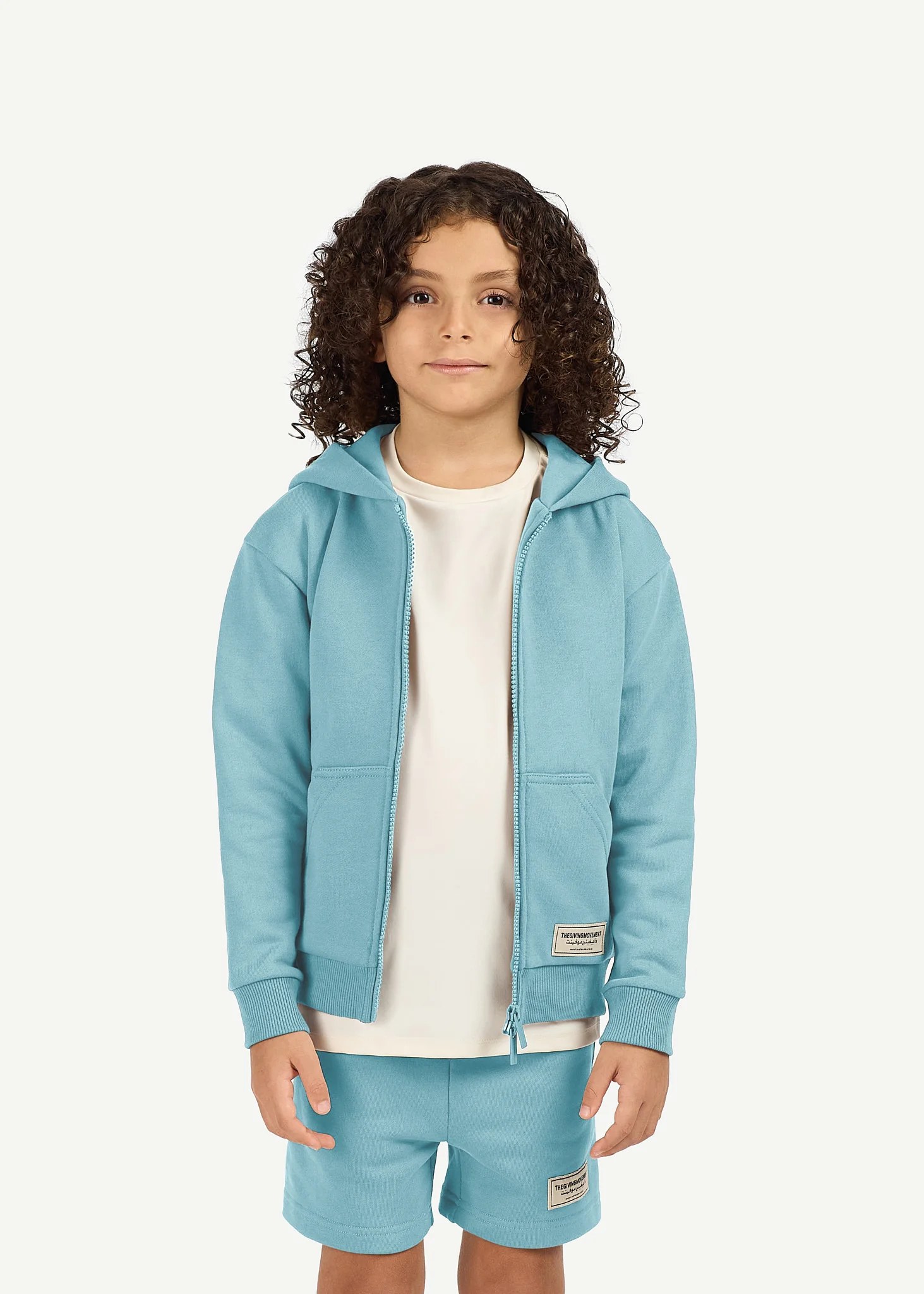 Kids Oversized Zip Hoodie