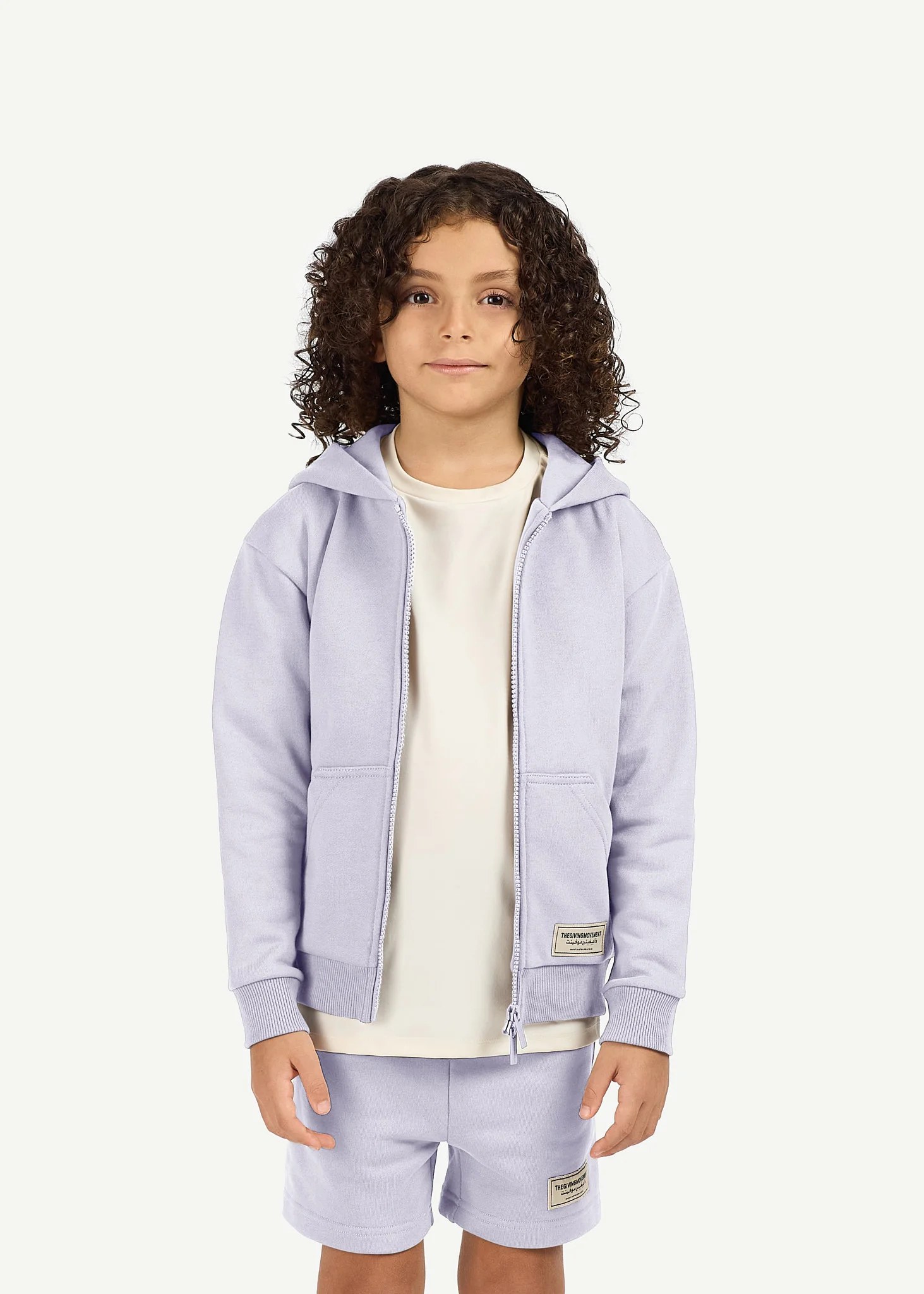 Kids Oversized Zip Hoodie