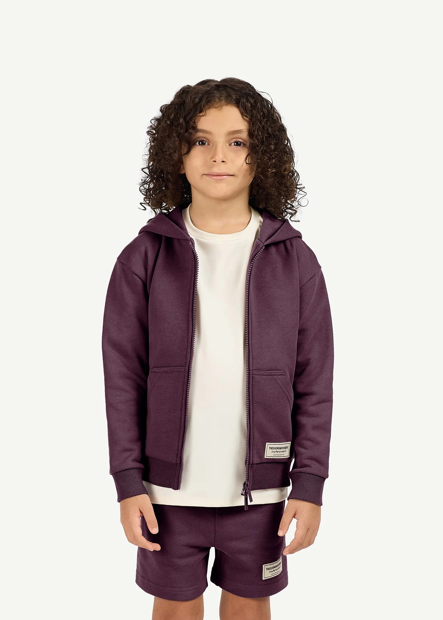 Kids Oversized Zip Hoodie