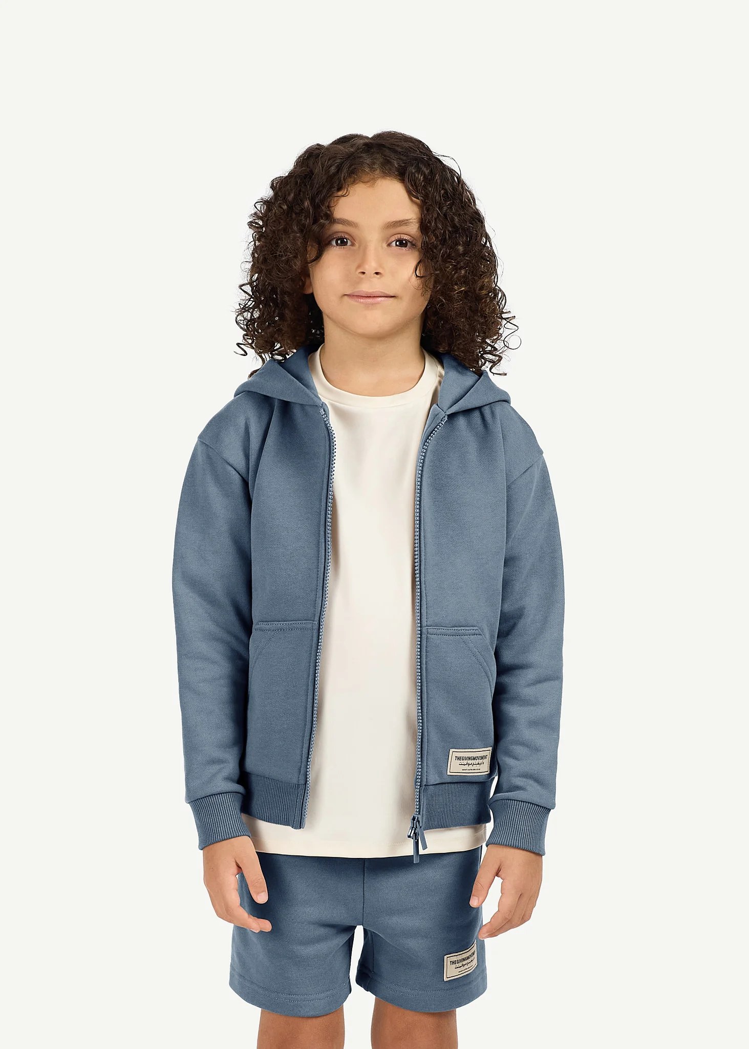Kids Oversized Zip Hoodie