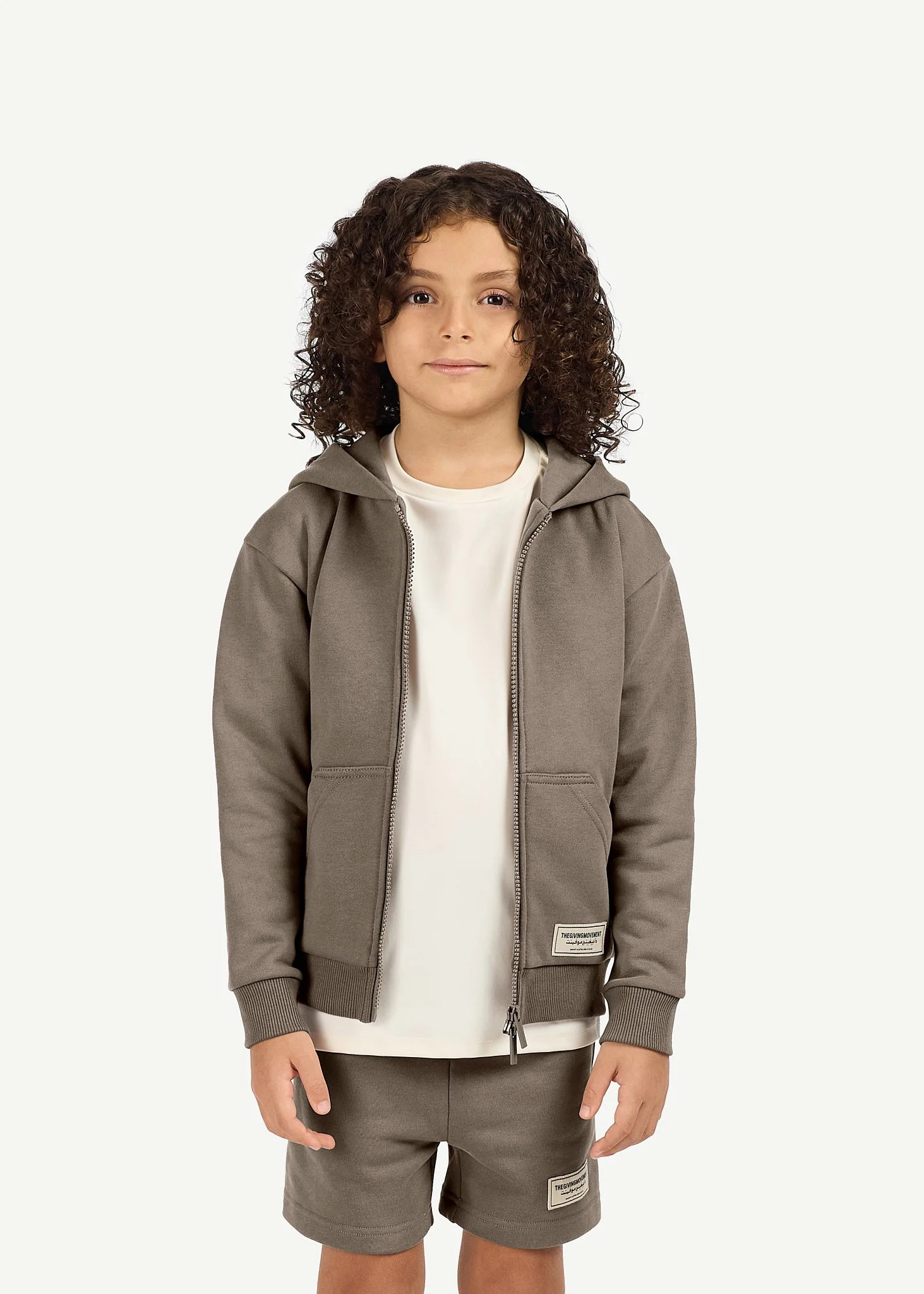 Kids Oversized Zip Hoodie