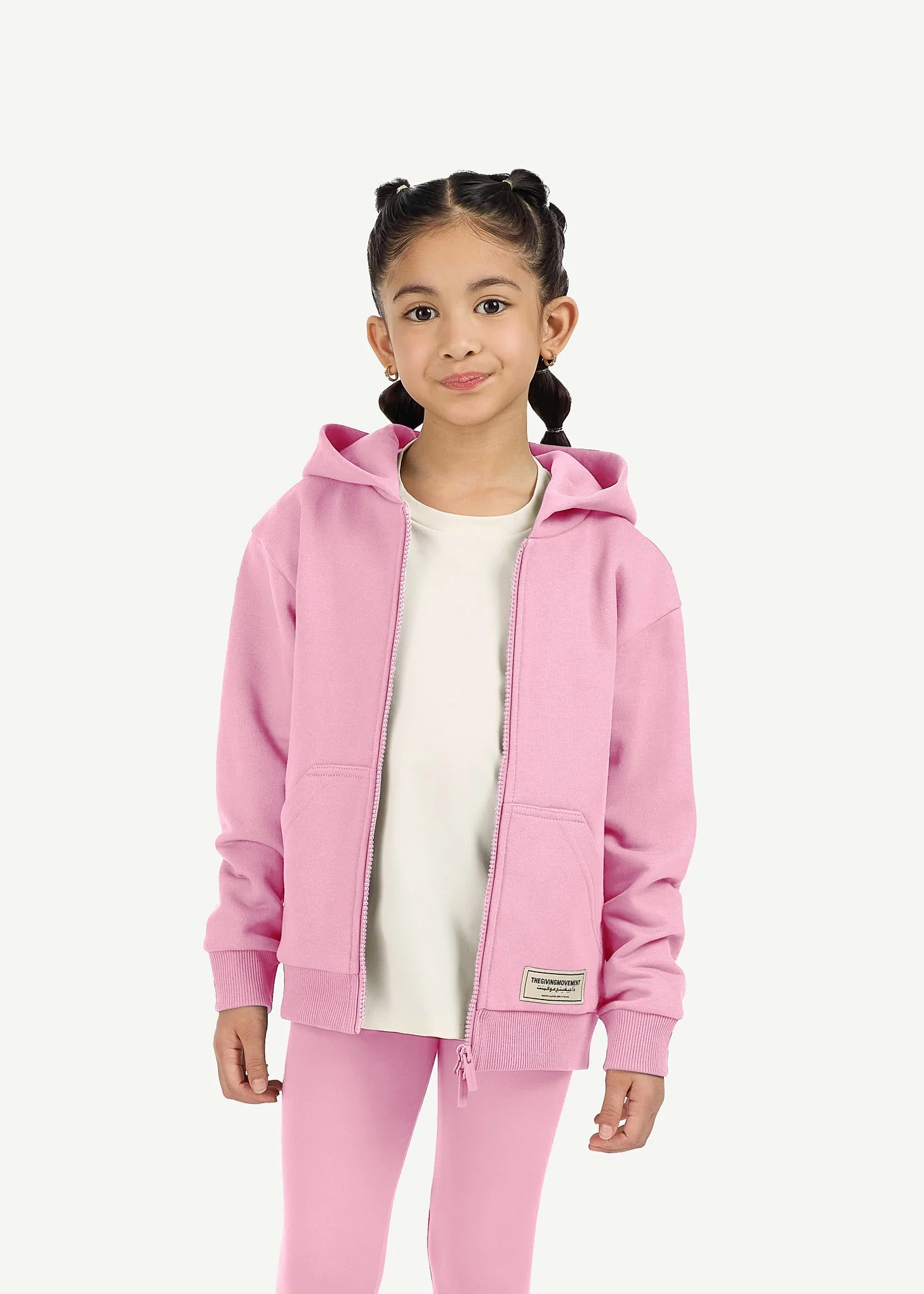 Kids Oversized Zip Hoodie