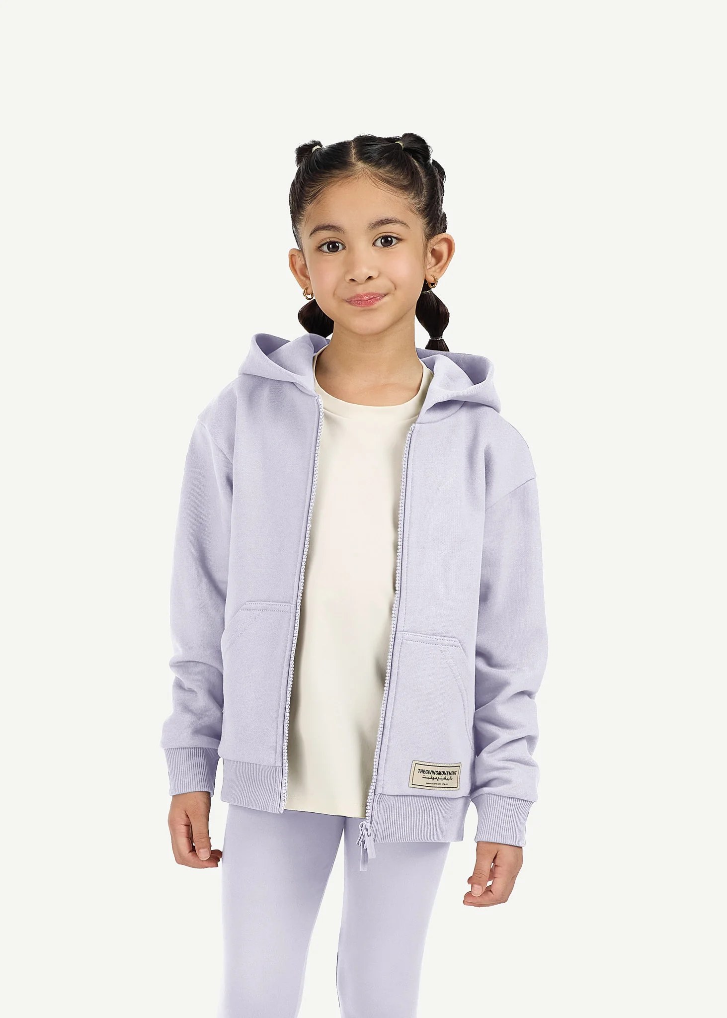 Kids Oversized Zip Hoodie