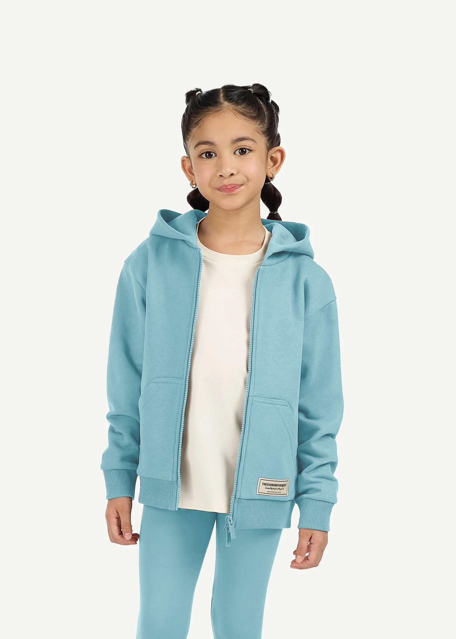 Kids Oversized Zip Hoodie
