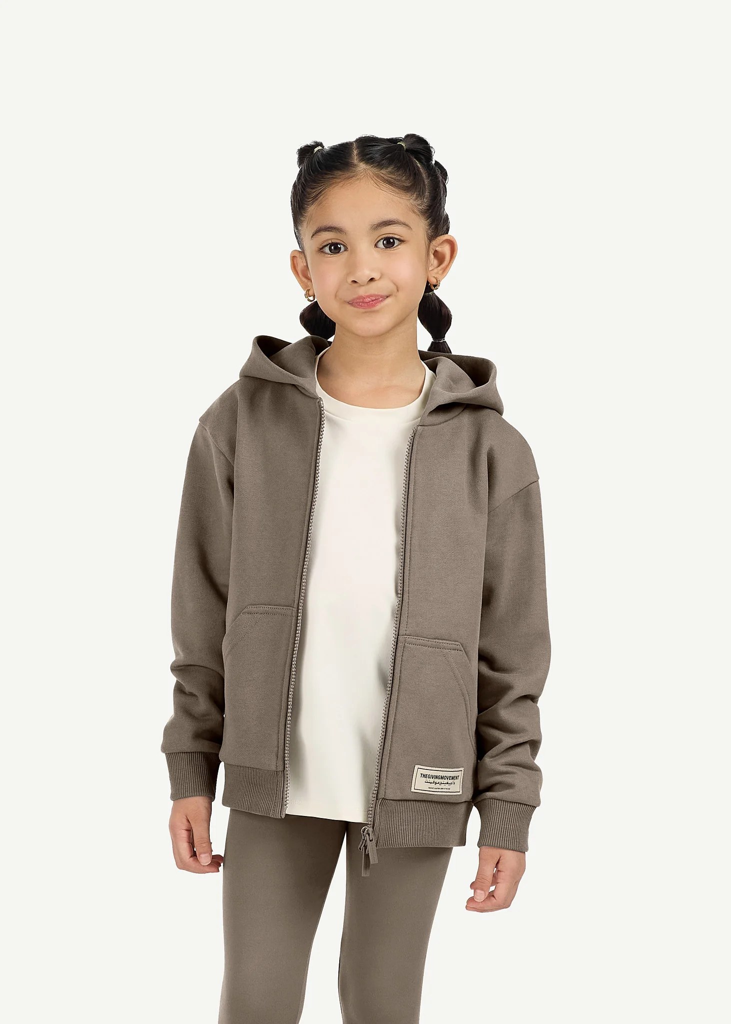 Kids Oversized Zip Hoodie