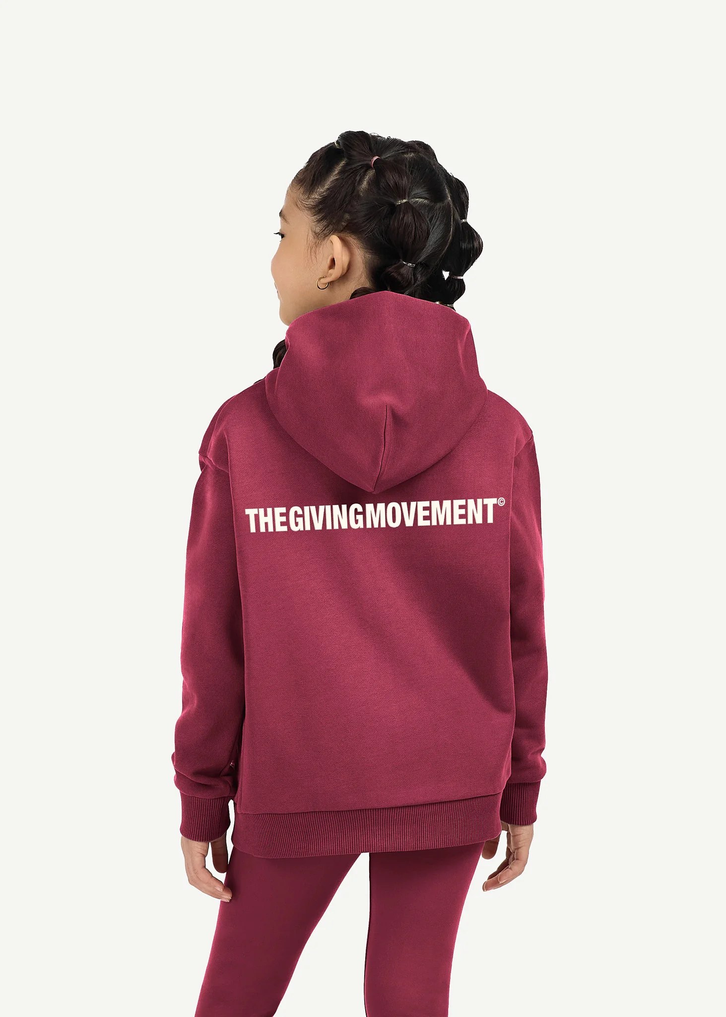 Kids Oversized Zip Hoodie