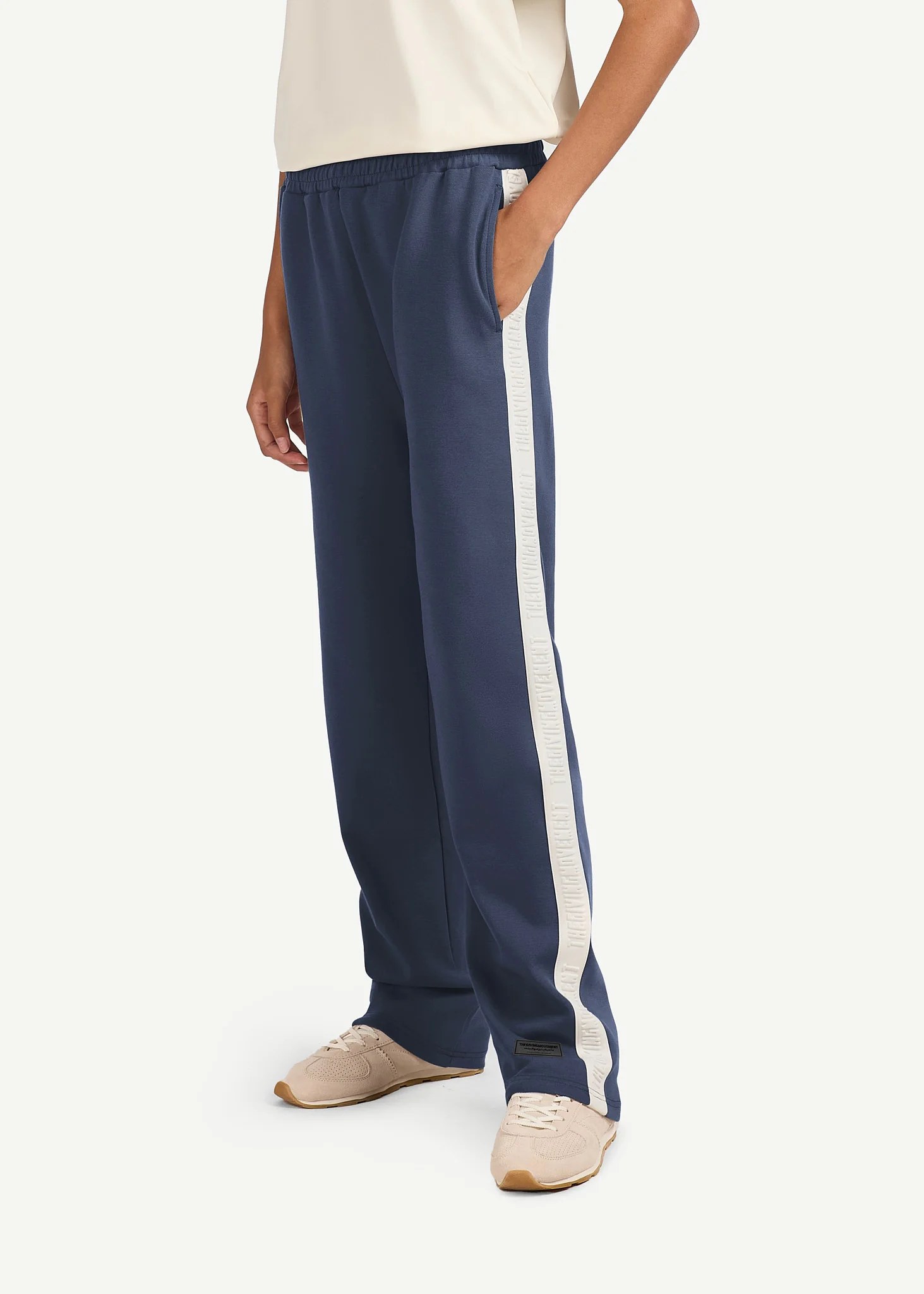 Teens Regular Fit Striped Track Pant