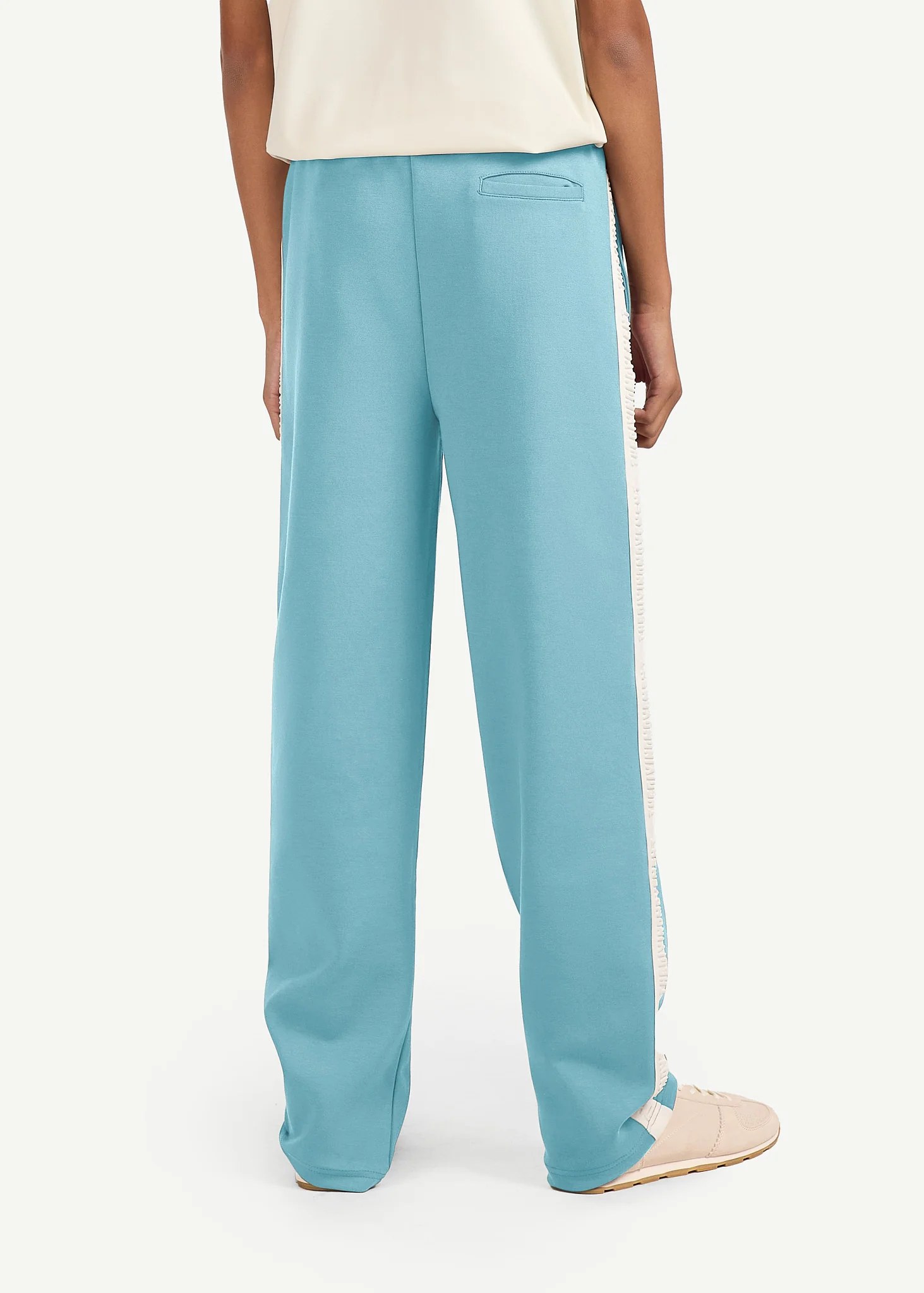 Teens Regular Fit Striped Track Pant