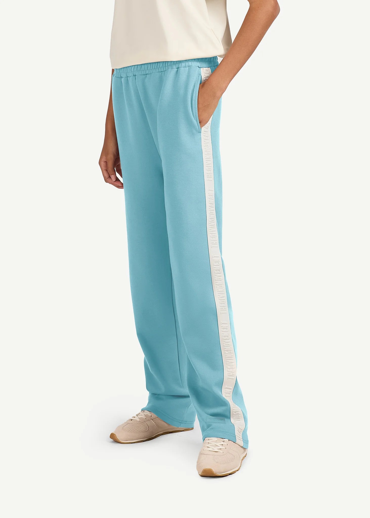 Teens Regular Fit Striped Track Pant