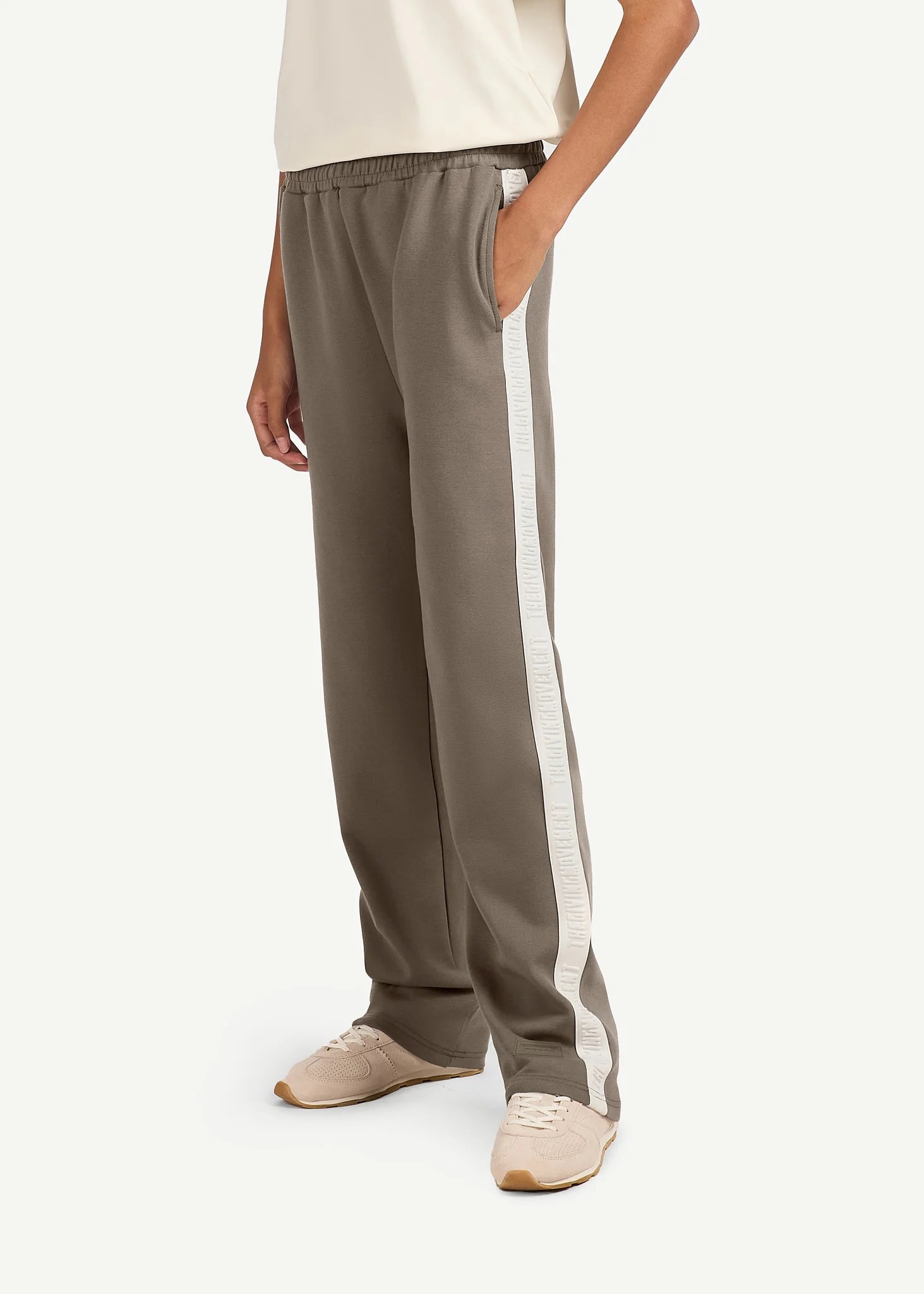 Teens Regular Fit Striped Track Pant